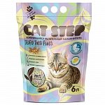 CAT STEP Tutti Frutti комкующийся растительный наполнитель для кошек