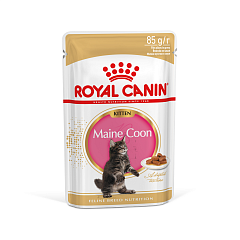 Royal Canin Maine Coon Kitten влажный корм для котят мейн-кунов, соус