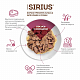 Sirius влажный корм для взрослых кошек с лососем и овощами, соус
