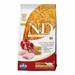 Фармина Farmina N&D Low Grain Cat Chicken & Pomegranate Neutered для взрослых стерилизованных кошек спельта, овес, курица, гранат