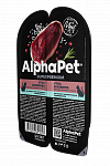 AlphaPet Superpremium влажный корм для кошек с чувствительным пищеварением, утка и клюква