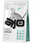 AJO SPECIAL LINE STERILE корм для активных стерилизованных кошек, с высоким содержанием белка, индейка и утка