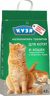 Кузя наполнитель для котят впитывающий