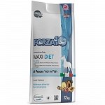 Forza10 Maxi Diet 26/13 Форза сухой полнорационный гипоаллергенный корм для взрослых собак крупных пород с рыбой