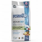 Forza10 Medium Diet Форза сухой полнорационный гипоаллергенный корм для взрослых собак средних пород с олениной