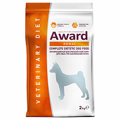 Award Renal сухой корм для собак при заболеваниях почек