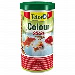 Tetra Pond Colour Sticks полноценный корм для яркого окраса прудовых рыб, палочки