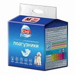 Cliny Подгузники для кошек и собак, 5-10 кг, размер M (9шт)