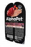 AlphaPet Superpremium паштет для взрослых собак, говядина