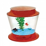 Аквариум "Gold Fish Bowl", 17л, оранжевый, d370*366мм