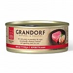Grandorf Грандорф консервы для кошек, филе тунца с креветками 70г